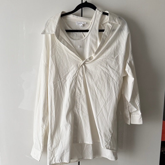 NWT Mable SERENA ASYMMETRIC LAYERED SHIRT DRESS small - Picture 9 of 13